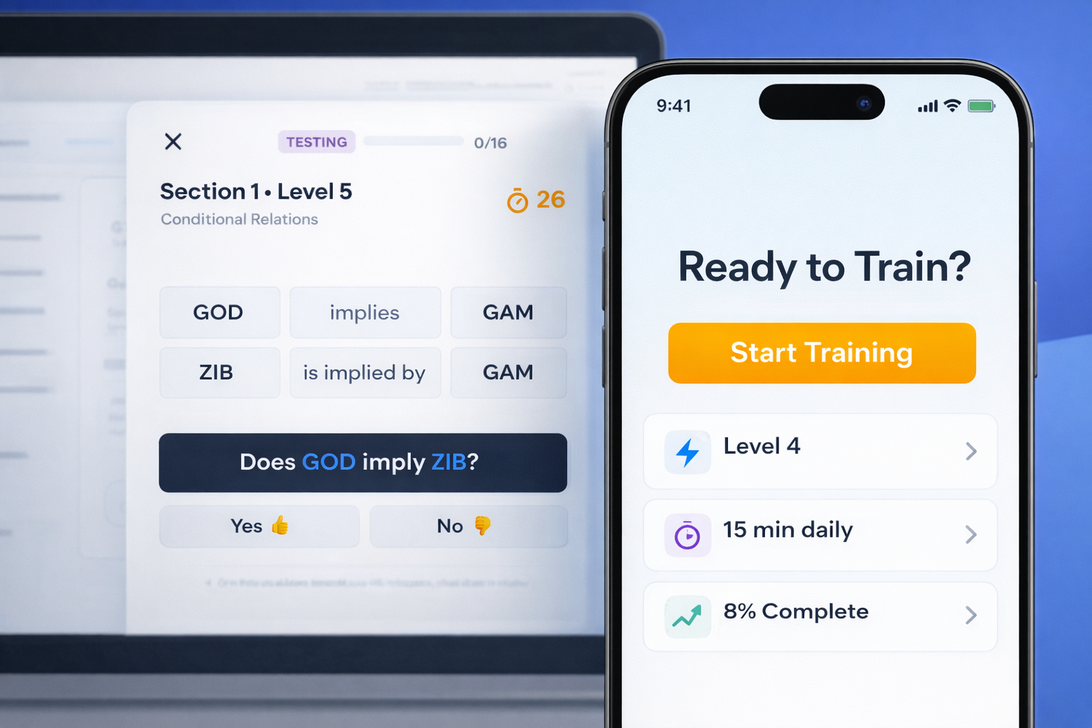IQ Hero - Research-Inspired Brain Training